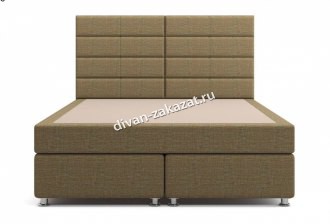 Кровать Гаванна Box Spring (с матрасом) коричневая