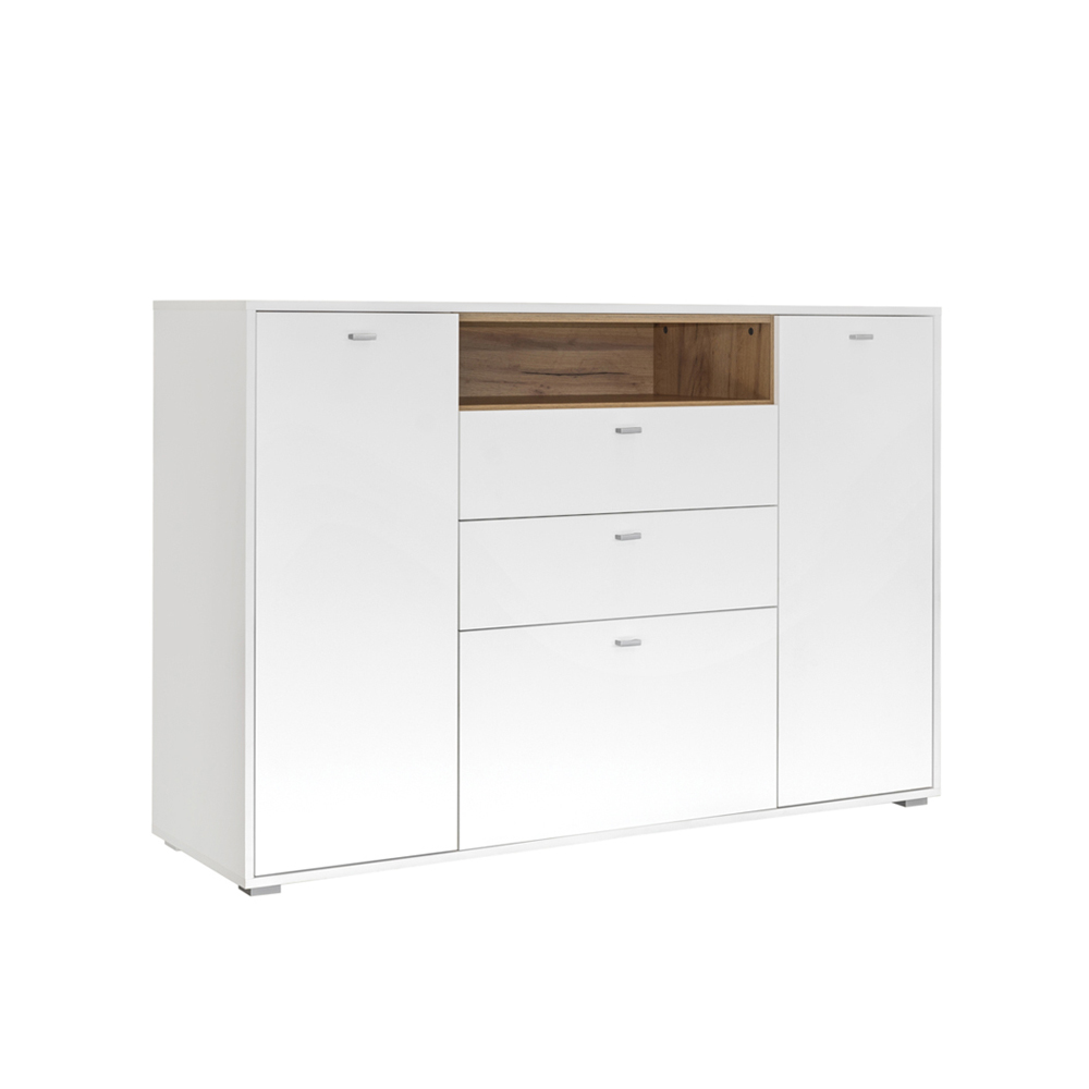 Комод Бэль 10.95 Дуб крафт золотой / Белый премиум