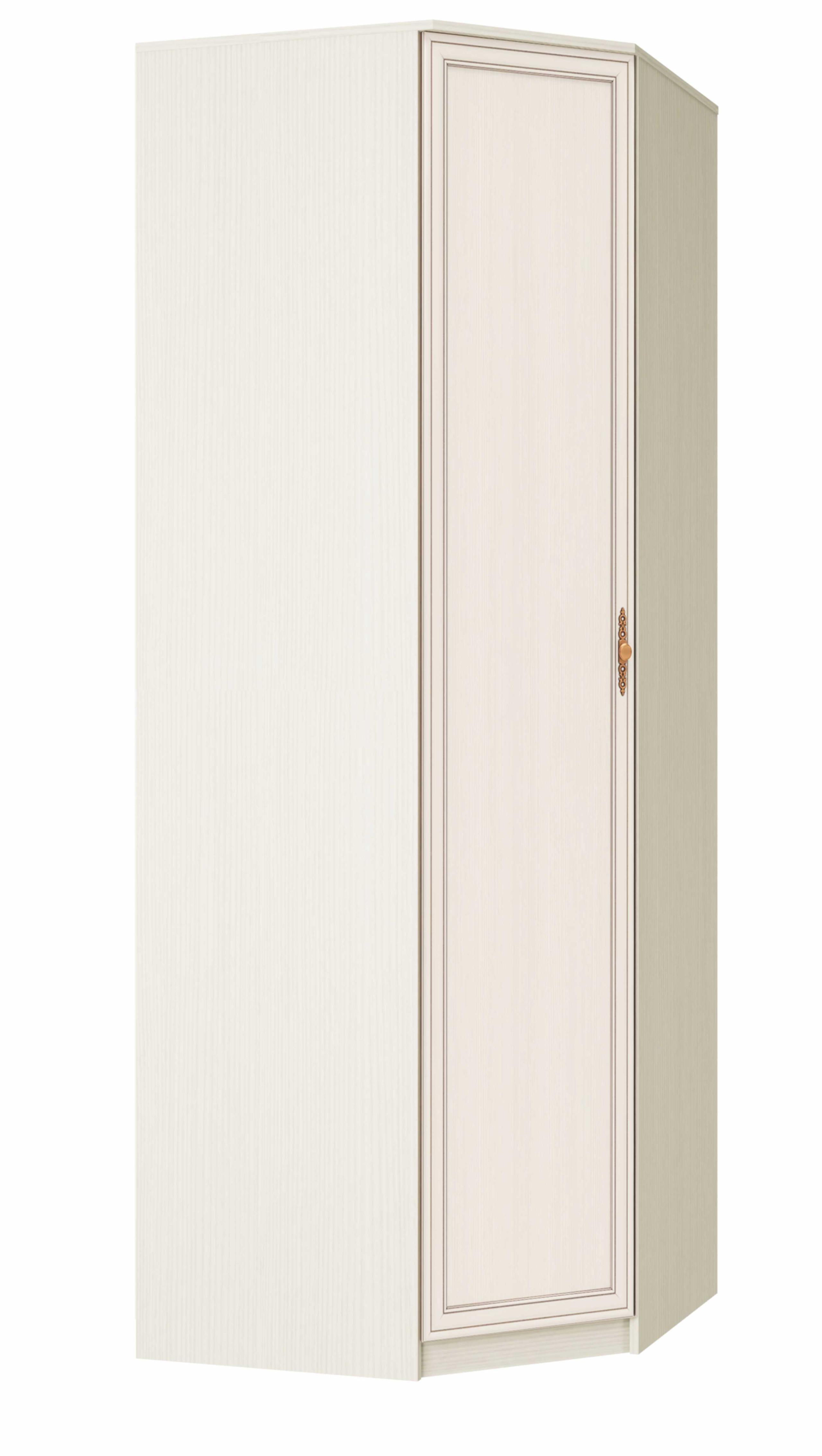 Шкаф угловой 06.23 ГАБРИЭЛЛА (800) Вудлайн кремовый/сандал белый/аруша венге патина