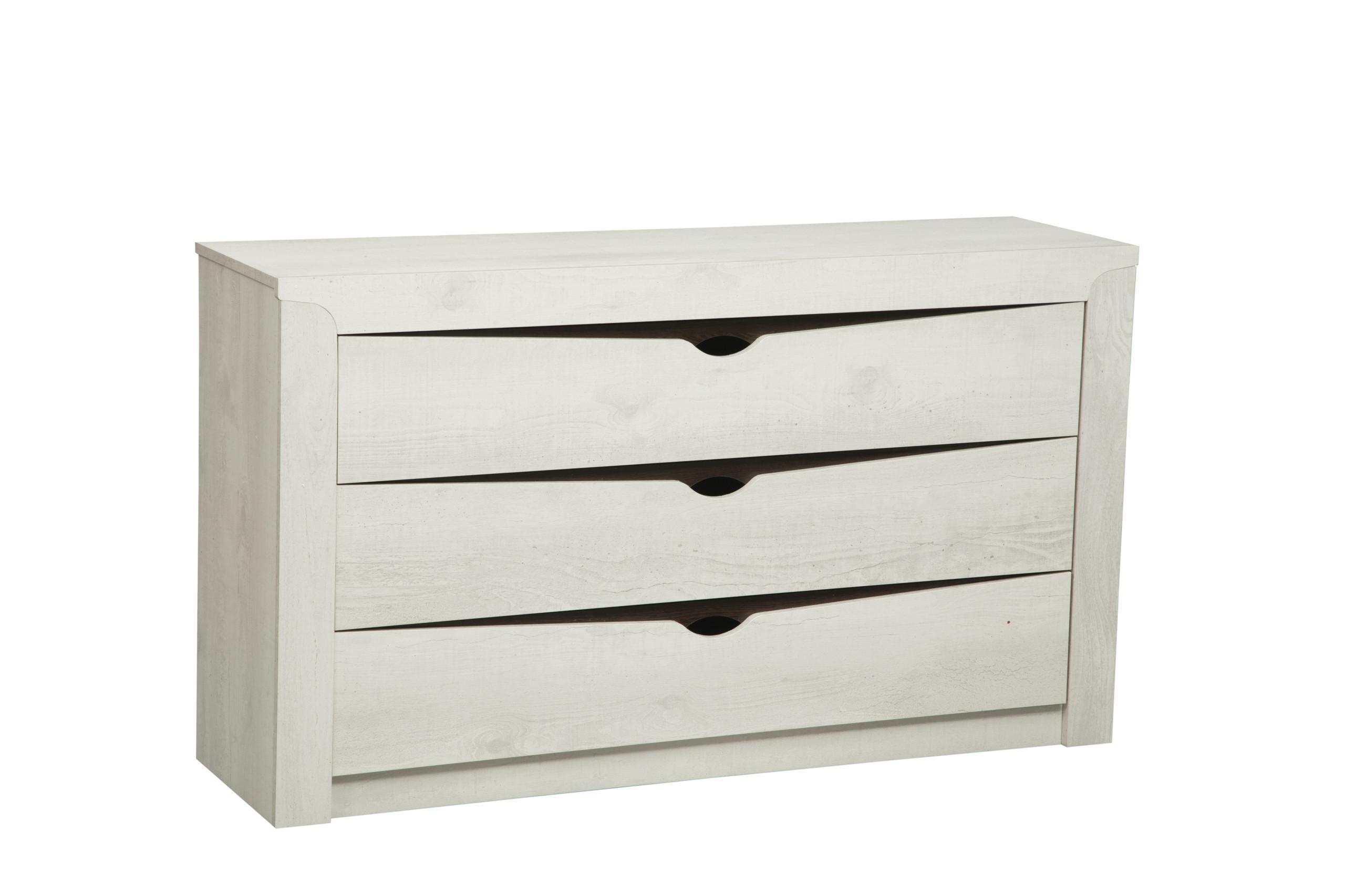 Комод 33.11 ЛЮЧИЯ Бетон пайн белый/венге