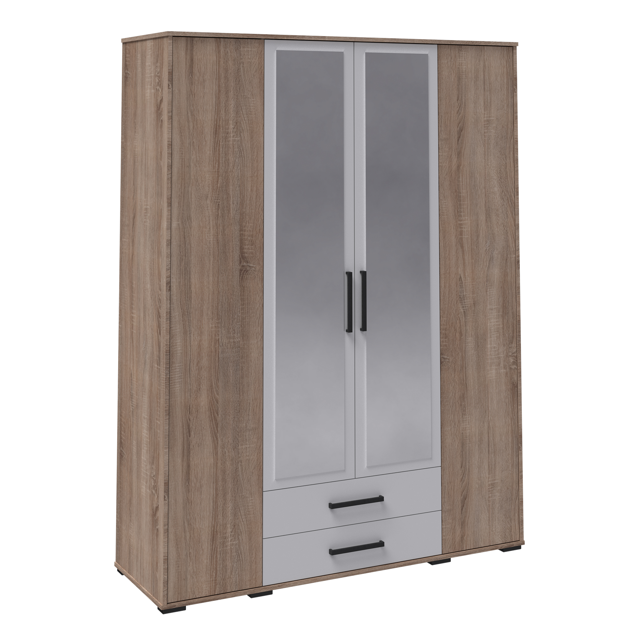 Шкаф Соната 4-х створчатый дуб сонома