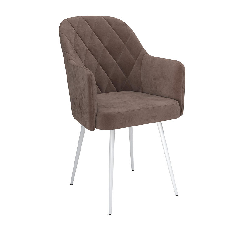 Стул Киото Т Стоун (опора металл белый)