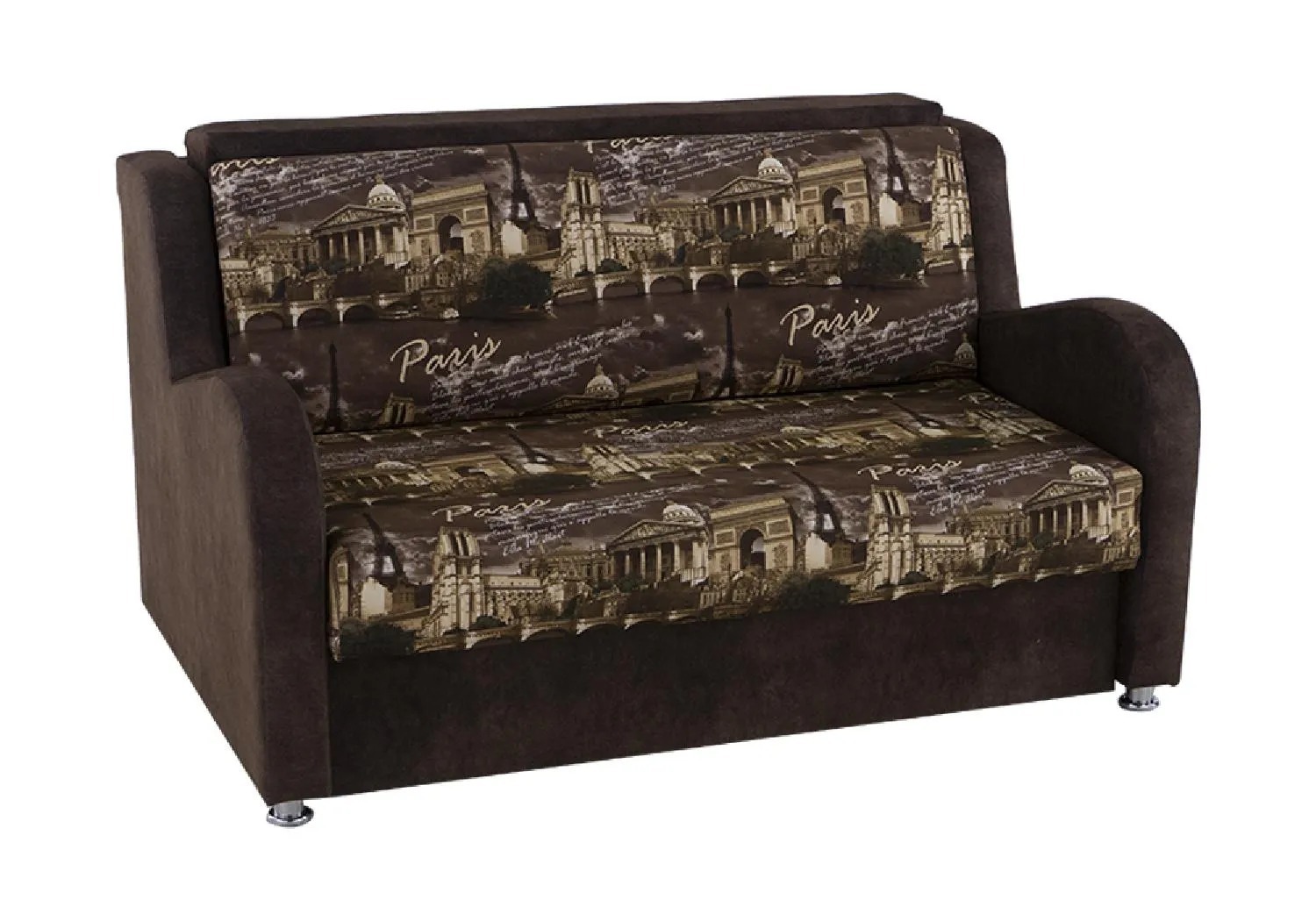 Диван выкатной Сити Париж коричневый