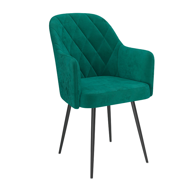 Стул Киото Т Изумруд (опора металл чёрный)
